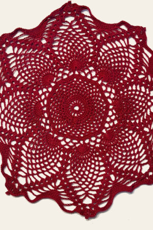 12" Doily | Red