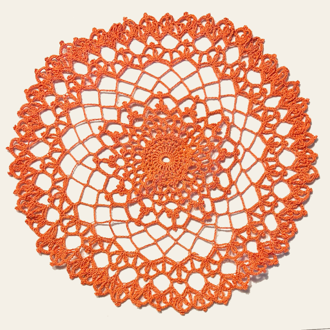 13" Doily | Orange