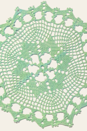 14" Doily | Lime