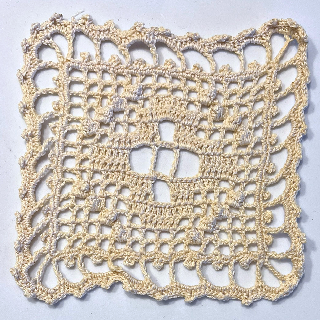 5" Doily | Beige Square