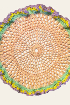 9" Doily | Apricot Frill
