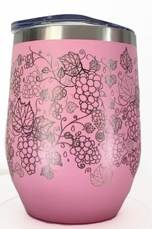 12oz Wine Tumbler | Grape Vines