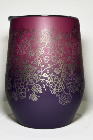 12oz Wine Tumbler | Grape Vines