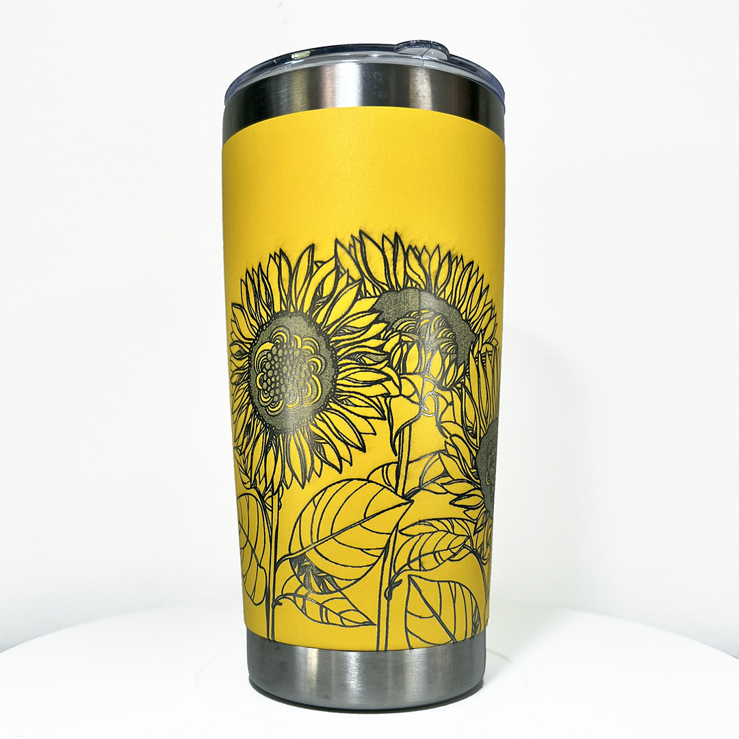 20oz Tumbler | Sunflowers
