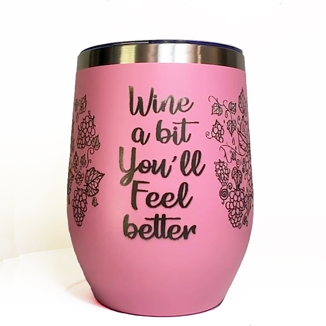 12oz Wine Tumbler | Wine a Bit
