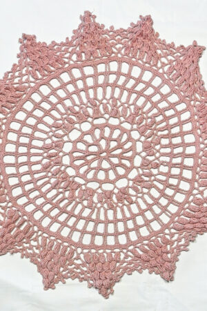 16" Doily | Pink Textured