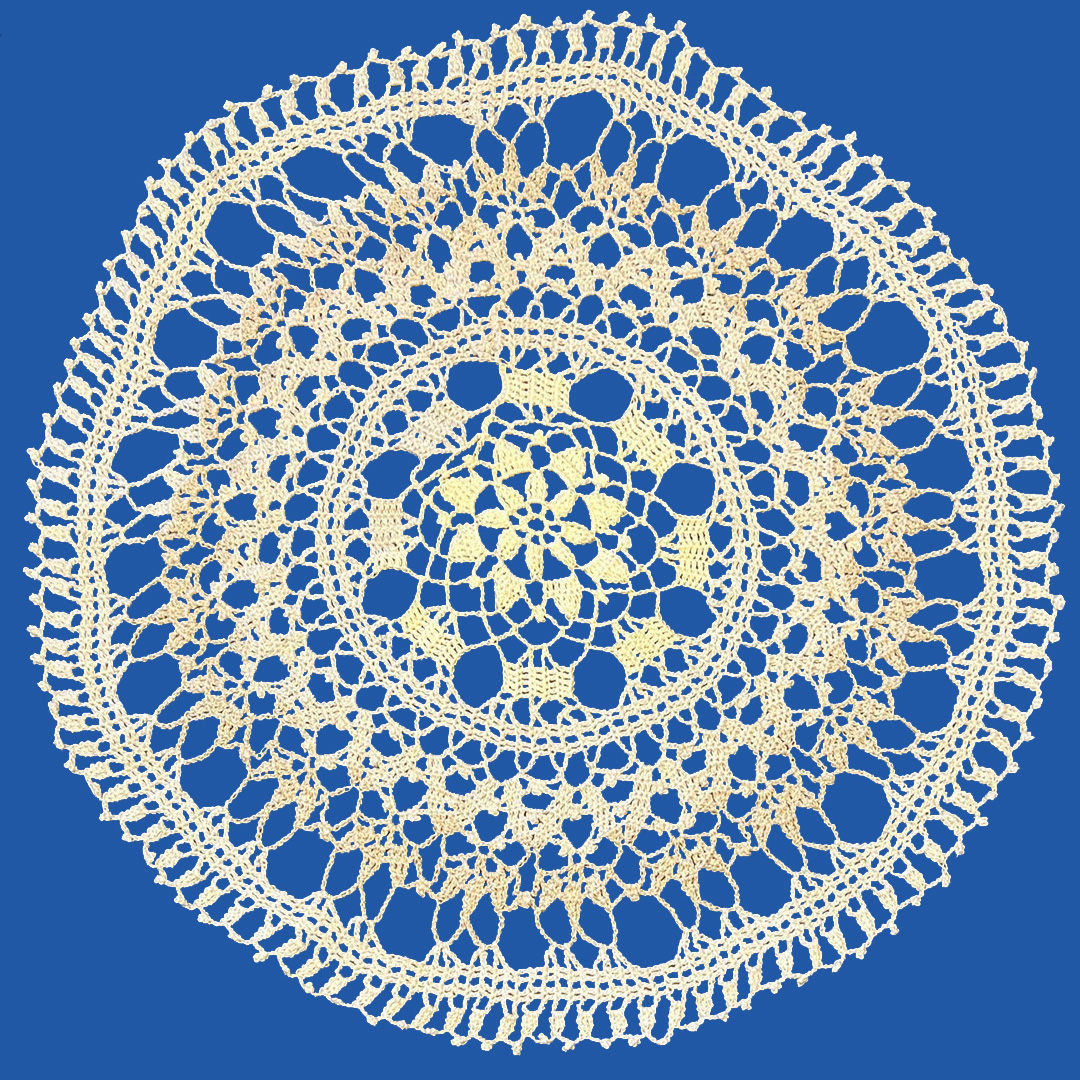17" Doily | Ivory-White