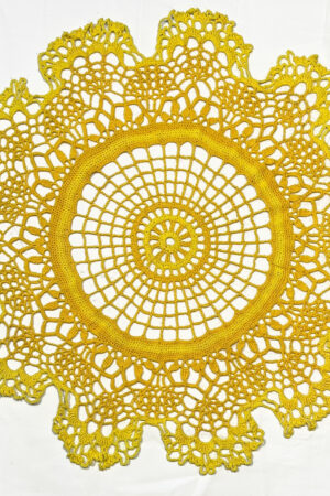 18" Doily | Yellow