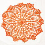 18" Doily | Orange