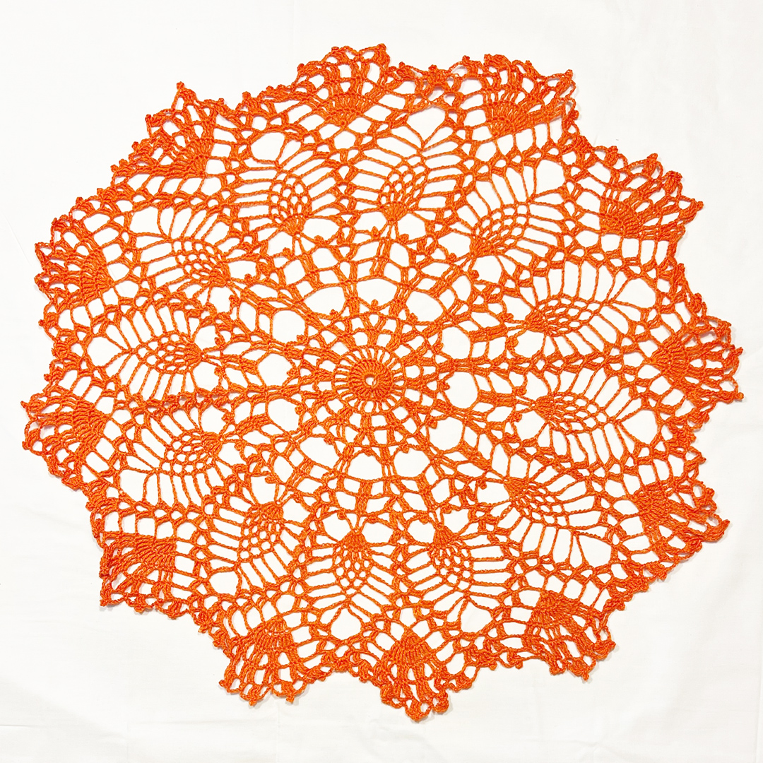 18" Doily | Orange