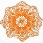 19" Doily | Orange