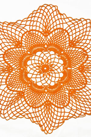 19" Doily | Orange
