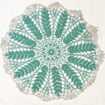 20" Doily | Teal-White