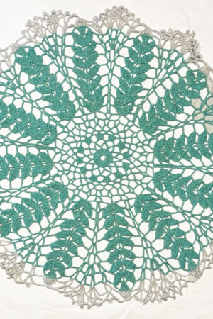 20" Doily | Teal-White