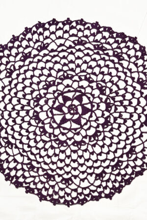 18" Doily | Dark Purple