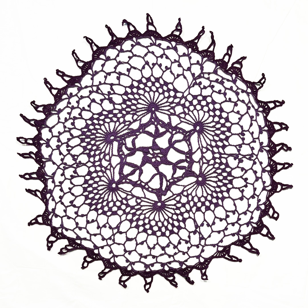 18" Doily | Multi Purple